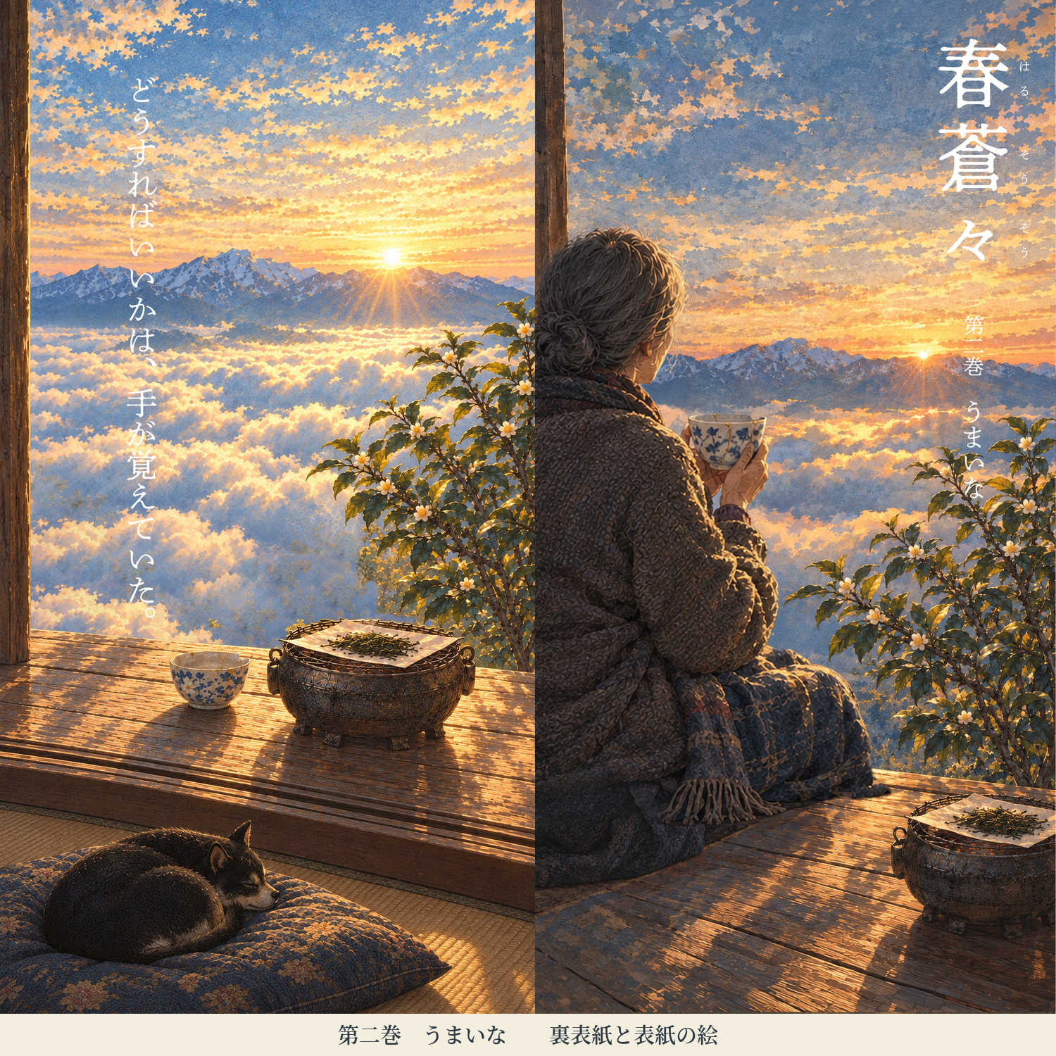 第二巻 表紙と裏表紙